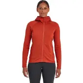 Montane F Protium Hoodie, fleecejack, dames, rood
