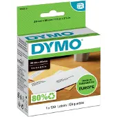 Dymo 1983173 Etiket Zwart op wit (28 mm x 89 mm)