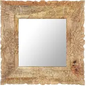 vidaXL Spiegel 50x50 cm massief mangohout