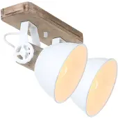 Mexlite Plafondlamp Gearwood 7969W Wit