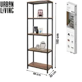 Urban Living 5-LAAGS PLAK 60X30XH180CM