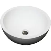 Loutro Waskom milano m rond 39x39x15.5 cm mat wit
