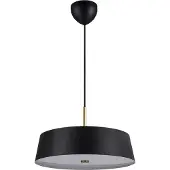 Nordlux Strakke hanglamp Clasi zwart Ø 45cm