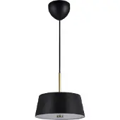 Nordlux Strakke hanglamp Clasi zwart Ø 29cm