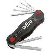 Wiha 351 klein 7tlg Inbus Haakse schroevendraaierset 1.5 mm, 2 mm, 2.5 mm, 3 mm, 4 mm, 5 mm, 6 mm 7-delig