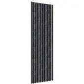 vidaXL Vliegengordijn 56x185 cm chenille antraciet