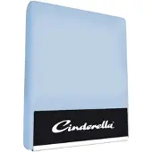 Cinderella Topper Hoeslaken Soft Blue (Jersey)-140 x 210/220 cm