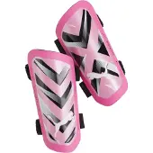 Puma Scheenbeschermers Voetbal Ultra Light Strap Roze-Wit - Maat XL