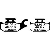 EBC Brakes SFA307HH Remblokken