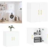 vidaXL Wandkast, wit, 60x31x60 cm, van houtvezel