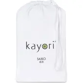 Kayori Split Topper Hoeslaken Saiko Wit (Jersey)-180 x 220 cm