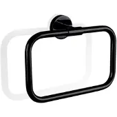 DECOR WALTHER Handdoekring Basic Mat Zwart