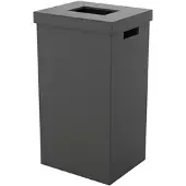 DECOR WALTHER Prullenbak Brownie 70 L Kunstleer Zwart