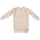 Snurk Sweater Dress Kids Breton Pink-Maat 116