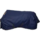 Bucas Deken Irish Turnout Light 50gr Pony Donkerblauw-goud - 105/137