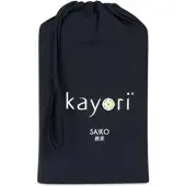 Kayori Hoeslaken Saiko Zwart (Jersey)-80 x 220 cm