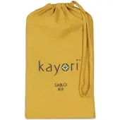 Kayori Hoeslaken Saiko Okergeel (Jersey)-140 x 220 cm