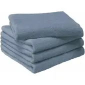 MOODIT Handdoek Troy 50 x 100 cm Stone Blue (Set van 4)