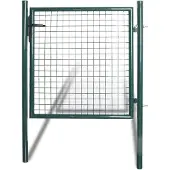 vidaXL Enkele deur 100x100 cm gepoedercoat staal