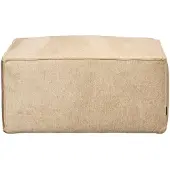 Livin24 Scandinavische hocker Memphis stof gemêleerd taupe