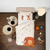 Snurk Dekbedovertrek Dachshund Friends Percal-240 x 200 / 220 cm | Lits-Jumeaux