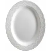 Missoni Serveerschaal Zig Zag White Oval Dish 36 cm