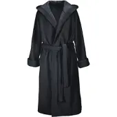 MOODIT Badjas Reese, Zwart - XXL - Unisex - Katoen/Polyester