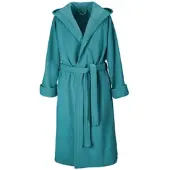 MOODIT Badjas Reese, Artic Blauw - XXL - Unisex - Katoen/Polyester