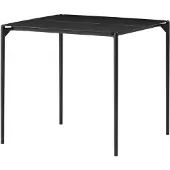 AYTM Novo Table / L80xw80xh72cm - Tuintafel Staal Black - 506229000080