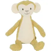 Happy horse Aap Mano Knuffel 36cm - Geel - Baby knuffel