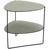 Lind DNA Bijzettafel Curve Coffee Table Double Hippo Olive Green