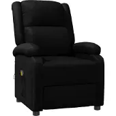 vidaXL Massagestoel kunstleer zwart