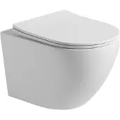 Guido Gusto Hangend toilet Pietro randloos inclusief softclose zitting glans wit 49x37x37cm