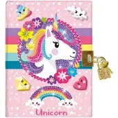 Totum Unicorn - Geheim Dagboek met Slot - Diamond Painting
