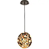 Schuller Valencia Hanglamp Narisa, bruin / roest, Woon-/ Eetkamer, metaal, Modern