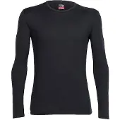 Icebreaker Tech Top LS Crewe Heren Black/Black XL