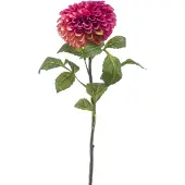 Emerald - Kunstbloem Dahlia Pompon 74cm roze - Kunstplant voor binnen