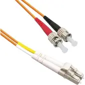 EECONN Premium LC - ST Duplex Optical Fiber Patch kabel - Multi Mode OM1 - oranje / LSZH - 15 meter