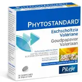 Pileje Phytostandard Goudpapaver/Valeriaan | 30 tabletten