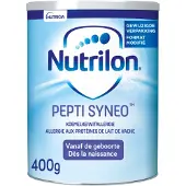 Nutrilon Pepti Syneo bij allergie voor koemelkeiwitten Baby 0-12 maanden Flesvoeding 400 g Poeder
