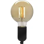 Denver LBF-404, intelligente lamp, Wi-Fi, zwart, transparant, E27, warm comfortlicht, 1800 K
