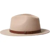 Brixton Hoed 'MESSER FEDORA' beige / bruin