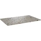Balmani Stretto enkel tablet greige terrazzo 90 x 55 cm