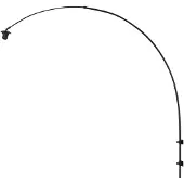 Steinhauer Wandlamp Sparkled light 1481zw zwart