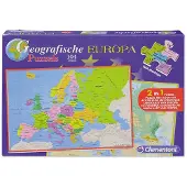 Clementoni Geografische Puzzels - 2 in 1 Europa