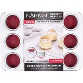 PushPan aluminium muffinvorm - 12 stuks