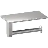 Brauer Brushed Edition toiletrolhouder met planchet RVS geborsteld PVD