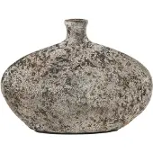 MUST Living Vase Nava stone,21x28x13 cm, terracota (Grijs, 28x13x21cm)