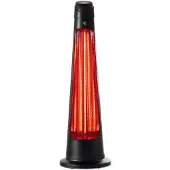 Nedis SmartLife Patio Verwarmer | Wi-Fi | 1200 W | 2 Warmte Standen | Zwenkfunctie | Omvalpreventie | IP24 | Zwart - HTPA21BKW