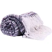 Imbarro - Plaid 'Pie' (Purple, 130 x 170cm)